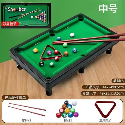 Interactive Miniature Pool Table - Fun Home Snooker Game for Kids