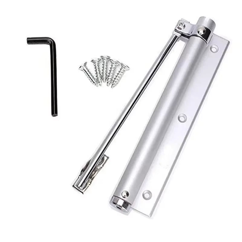 Adjustable Door Closer Aluminum Alloy Automatic Spring Soft Close Fire-Proof Heavy Duty Hardware WF