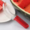 Watermelon Slicer Cutter Stainless Steel Color Non-Slip Plastic Wrap Handle Not Hurt Hands Cantaloupe Kitchen Fruit Cutting Tool