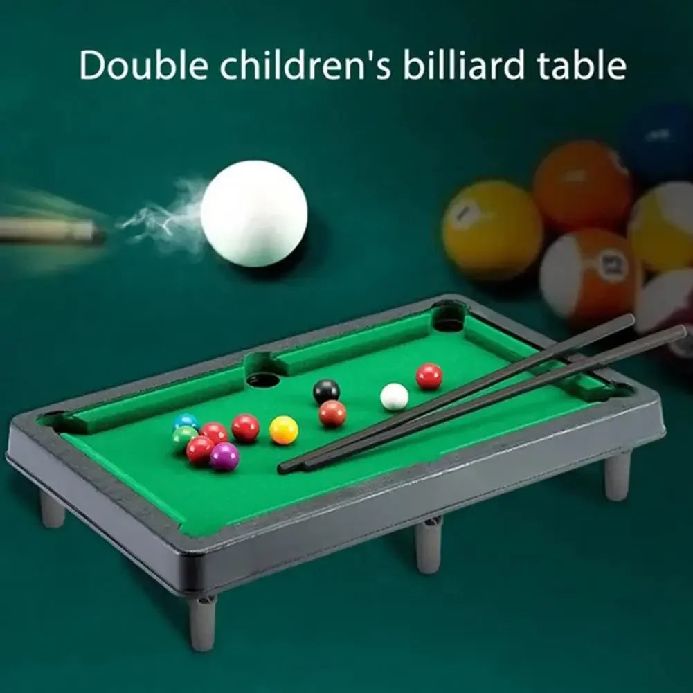 Interactive Miniature Pool Table - Fun Home Snooker Game for Kids