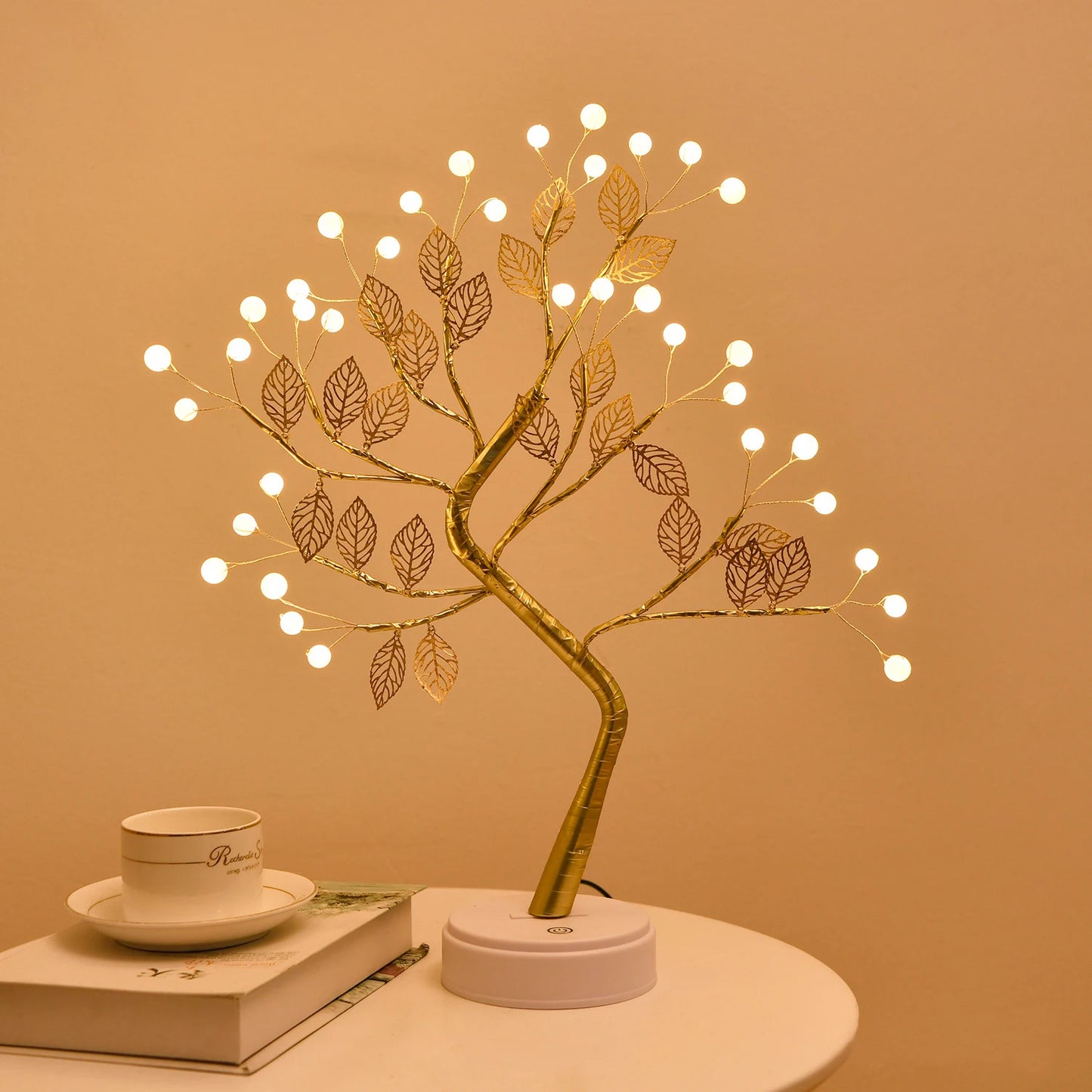 Enchanting RGB Tabletop Tree Lamp - 36/108 LEDs for Magical Atmosphere | Perfect for Halloween, Christmas & Party Decor