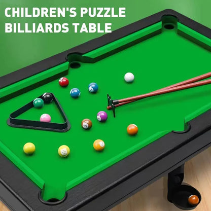 Interactive Miniature Pool Table - Fun Home Snooker Game for Kids