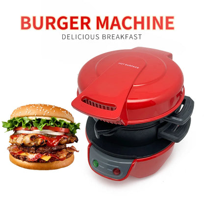 Versatile Breakfast Maker: Sandwich, Egg, and Waffle Machine in One!