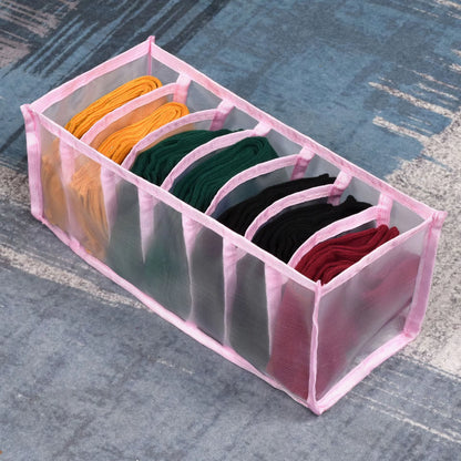 30 Grids Foldable Underwear Drawer Organizers Storage Dividers Closet Organizer Storage Box for Clothes Bras Scarves Ties Socks