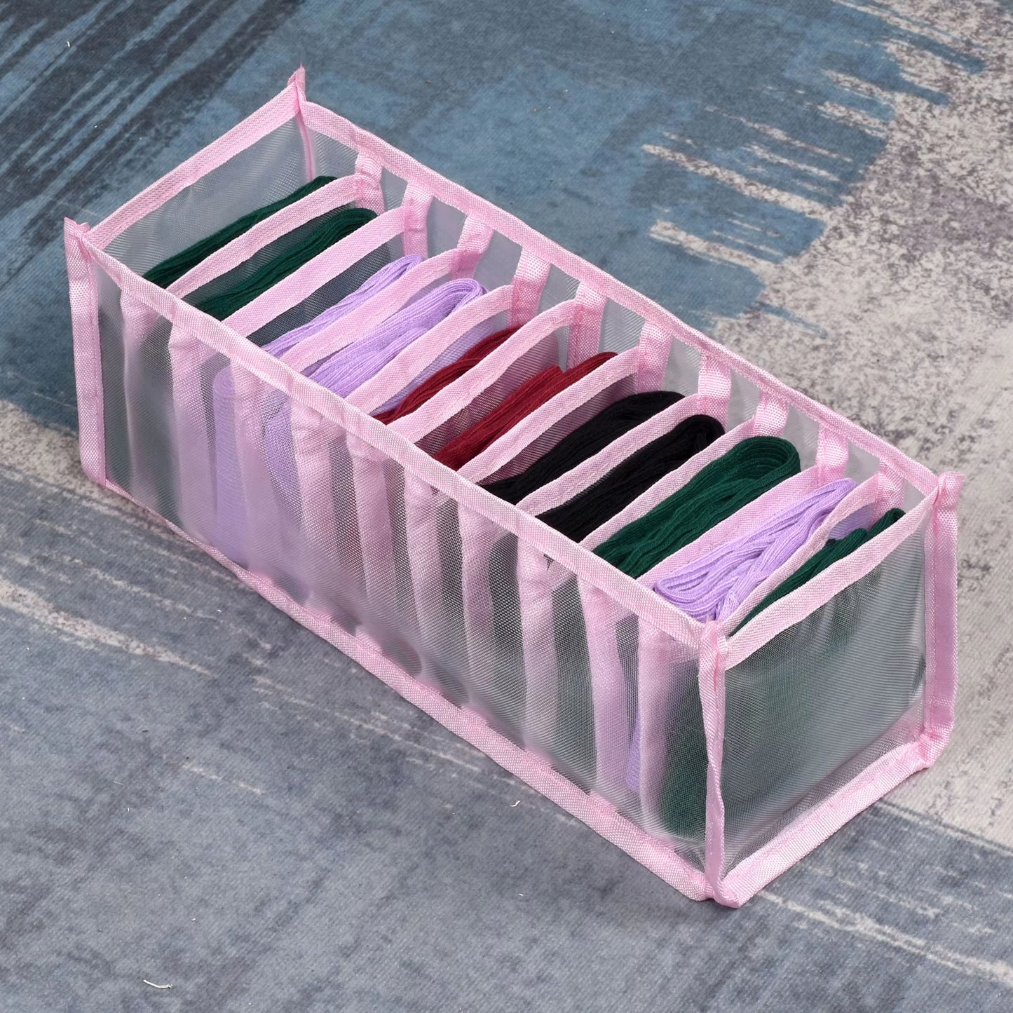 30 Grids Foldable Underwear Drawer Organizers Storage Dividers Closet Organizer Storage Box for Clothes Bras Scarves Ties Socks