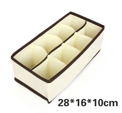 30 Grids Foldable Underwear Drawer Organizers Storage Dividers Closet Organizer Storage Box for Clothes Bras Scarves Ties Socks