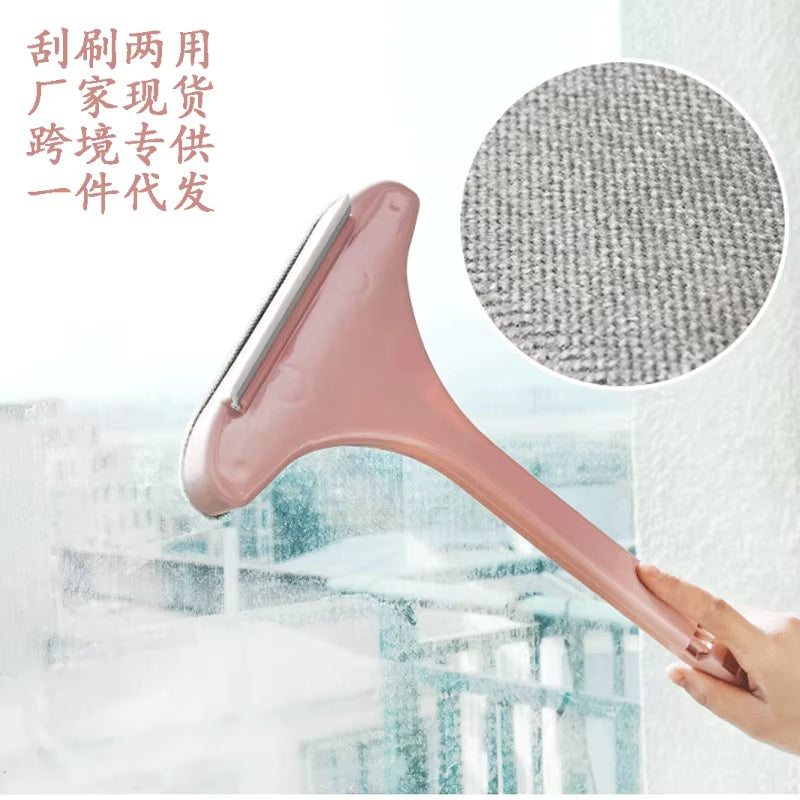 Window Mesh Screen Brush Curtain Net Wipe Cleaner Carpet Brush Dust Removal Brush Home Retractable Long Handle Cleaning Tools