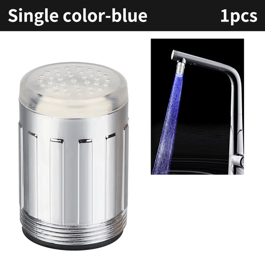 Transform Your Space with the Color-Changing LED Temperature-Sensitive Faucet Aerator - Save Water in Style!