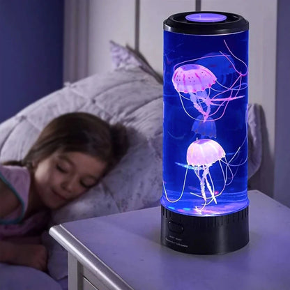 Color Changing Jellyfish Lamp - USB/Battery Powered Night Light for Kids' Bedrooms - Perfect Gift for Boys and Girls!