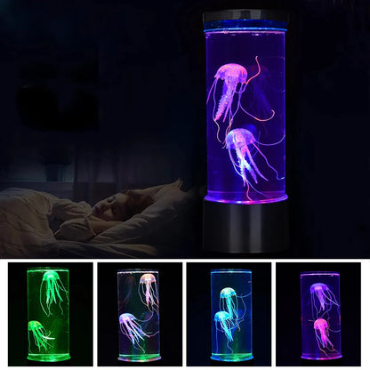 Color Changing Jellyfish Lamp - USB/Battery Powered Night Light for Kids' Bedrooms - Perfect Gift for Boys and Girls!